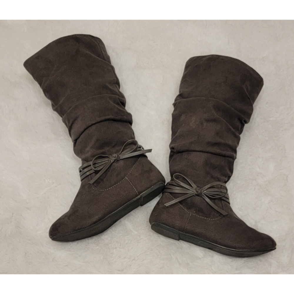 Arizona Jeans Co Girls Tall Brown Boots size 11